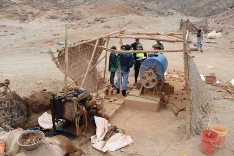 Chimbote: prisión suspendida para cinco personas por incurrir en minería ilegal