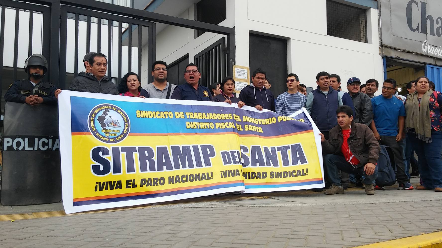 Chimbote: se restringe atención en el Ministerio Público por huelga que acatan sus trabajadores