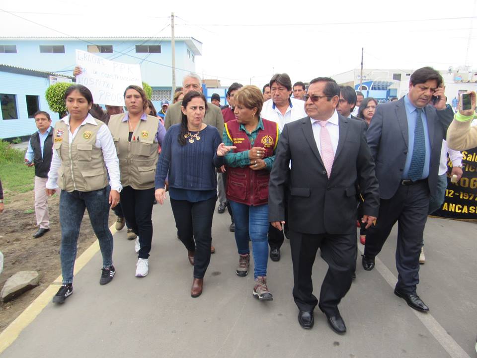 Ministra de Salud exige al GRA firmar el convenio para agilizar construcción del nuevo hospital La Caleta