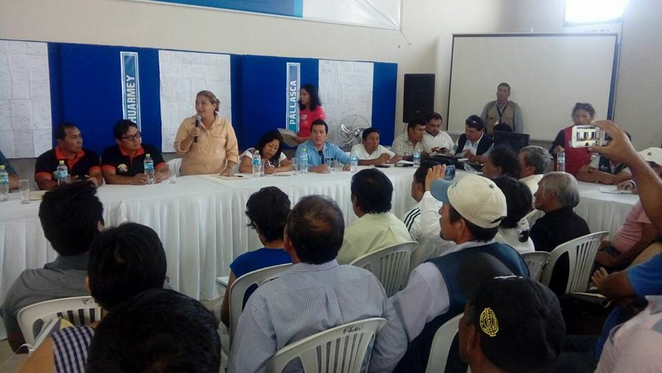 Ministra de Justicia mantiene reuniones con sector agrario en Chimbote