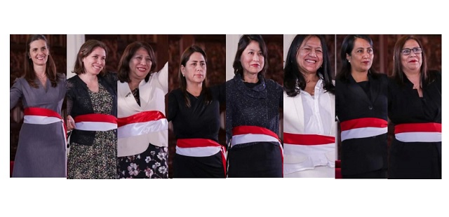 Ocho mujeres integran el gabinete de Pedro Angulo