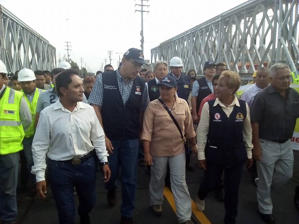 Coishco: ministro Martín Vizcarra inauguró puente Bailey y hoy el tránsito quedó restablecido