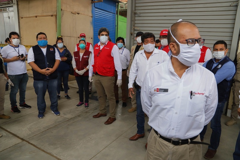 Ministros de Salud y Educación inspeccionaron “El Progreso” donde son 35 casos positivos por covid-19