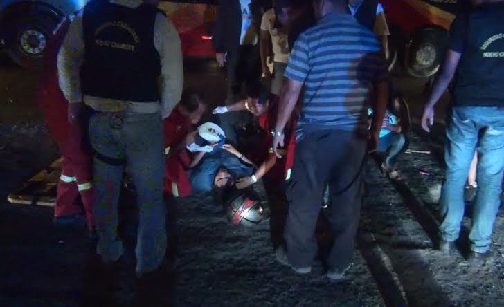 Motociclista salvó milagrosamente de morir en aparatoso accidente en la CPN