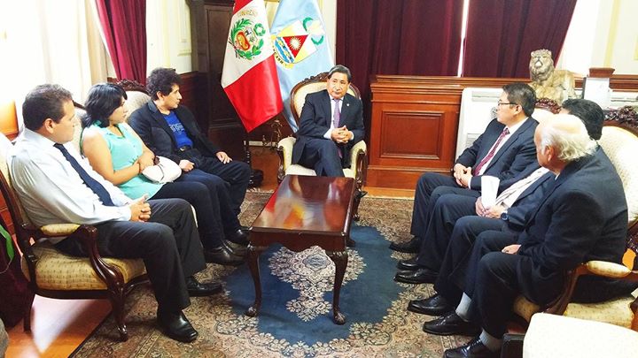 Congresista Modesto Julca se reunió con gobernador de Áncash