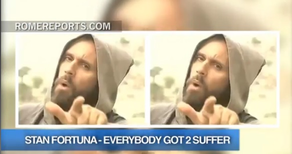 Monje rapero compone canción de felicitación al Papa (Video)