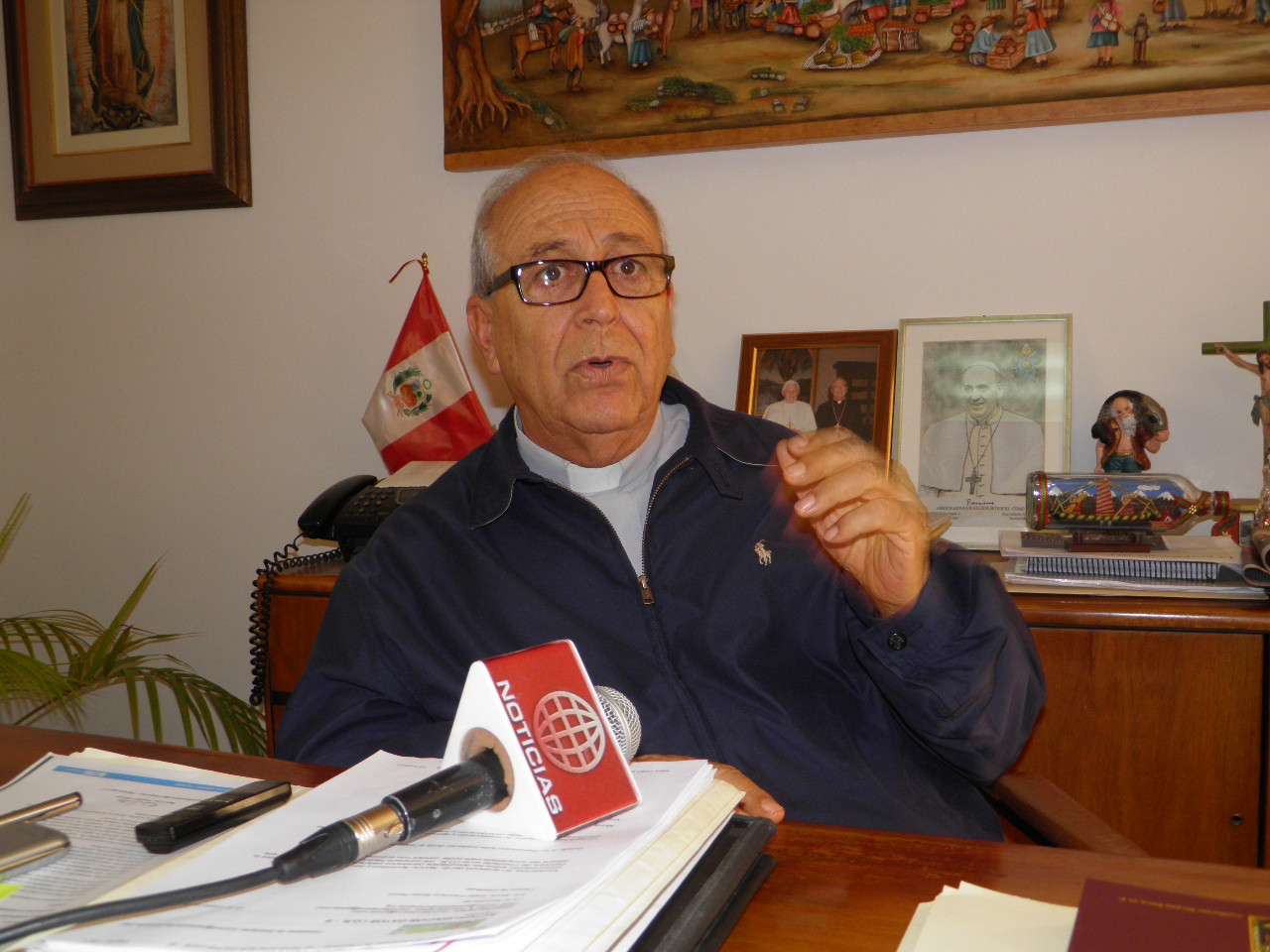 Monseñor Piorno calificó como una barbarie el asesinato del alcalde de Samanco y su asesor legal