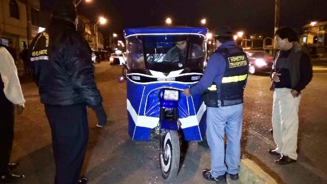 Mototaxis informales fueron intervenidos tras operativo en Nuevo Chimbote