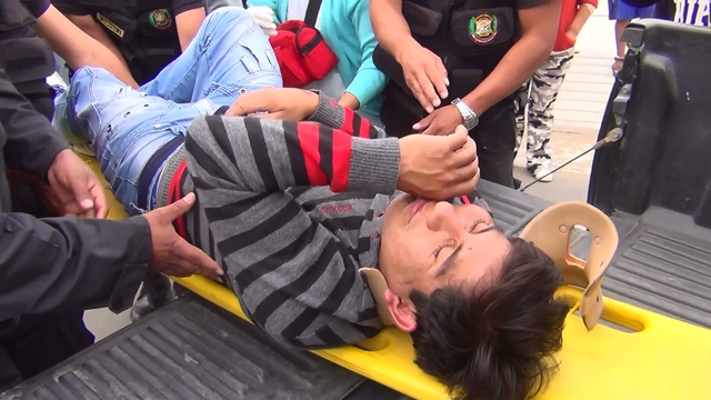   Mototaxista ebrio chocó contra automóvil de regidor sureño