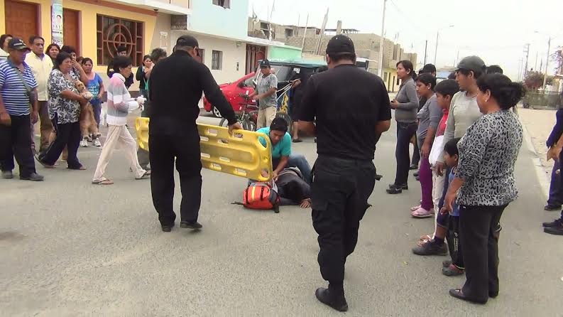 Motociclista quedó gravemente herido tras chocar contra una mototaxi