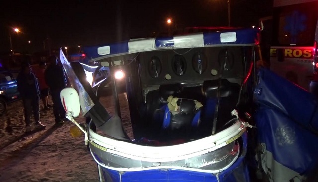 Policía descubre a mototaxista consumiendo droga en su propio paradero en Nuevo Chimbote