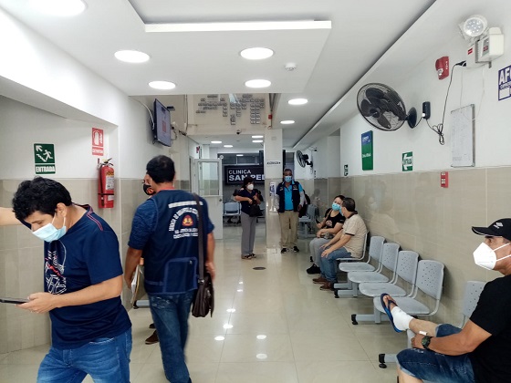 Imponen multa de S/ 4,400 a clínica San Pedro por no realizar control de temperatura a sus trabajadores
