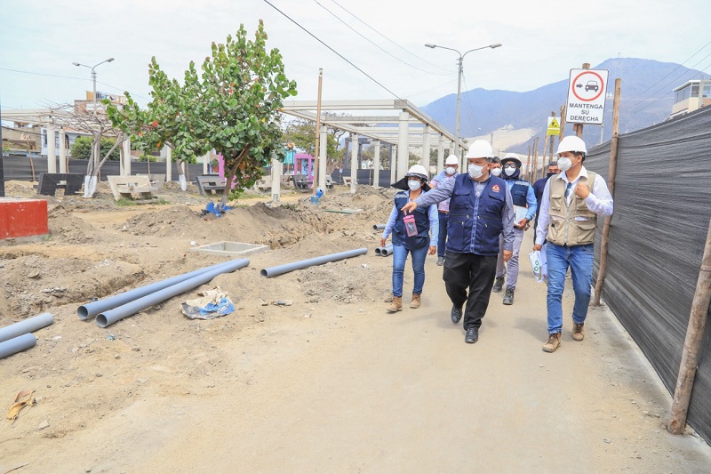 Chimbote: MPS ejecuta paquete de obras con inversion de S/ 50 millones para reactivar la economía local
