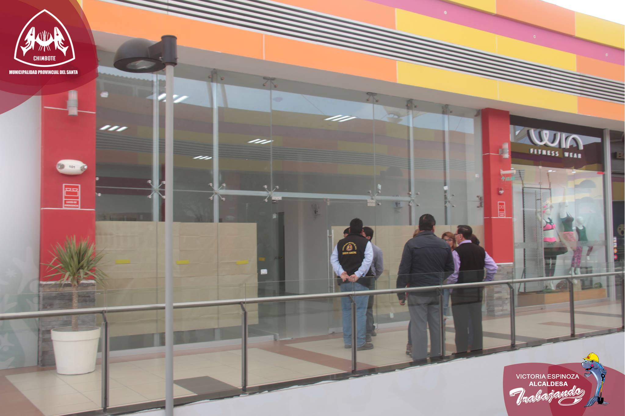 Municipalidad Provincial del Santa recibe ambiente para atención al público en Megaplaza