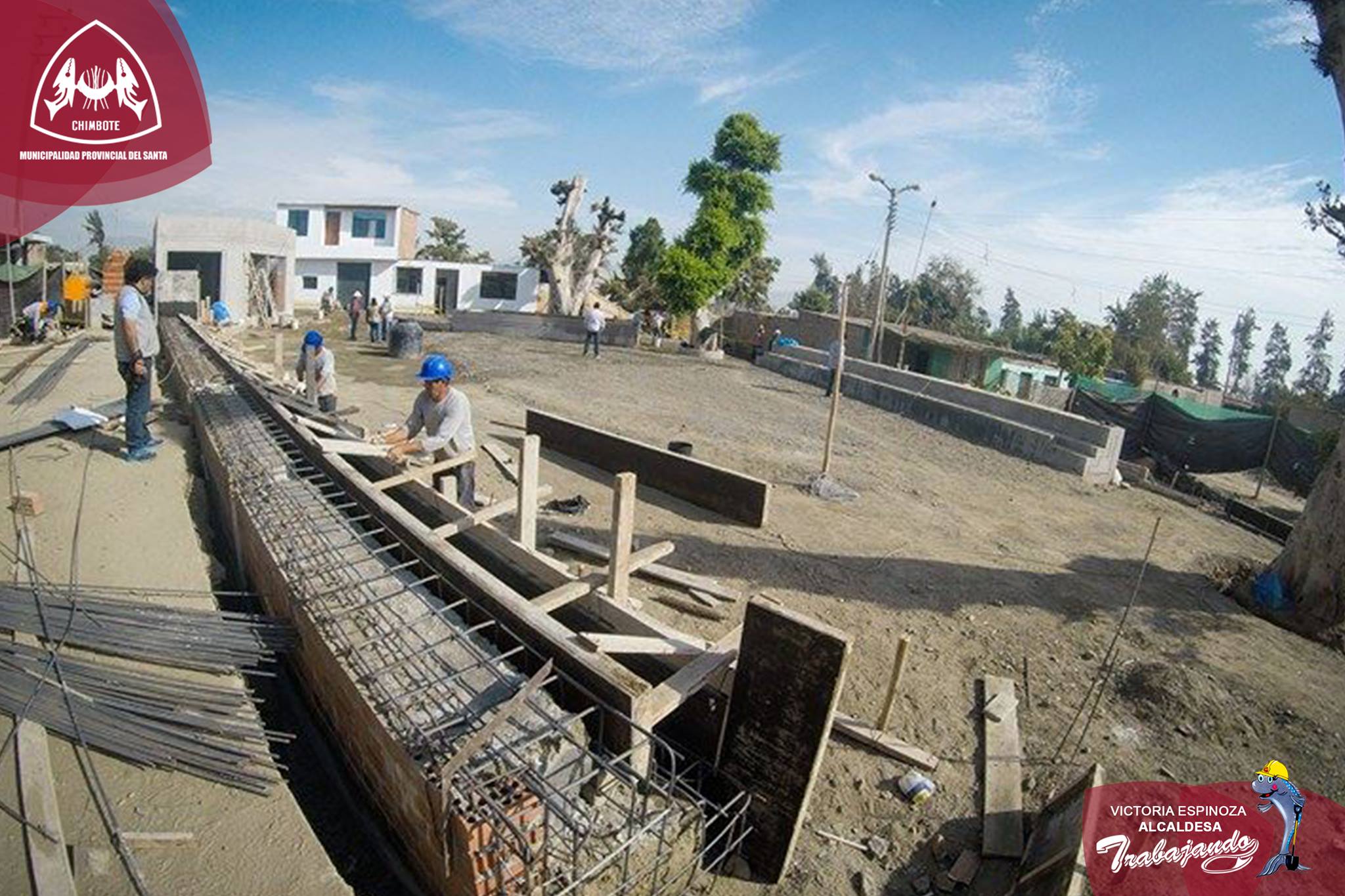Nepeña: avanza obra de parque recreacional en el poblado de San José 