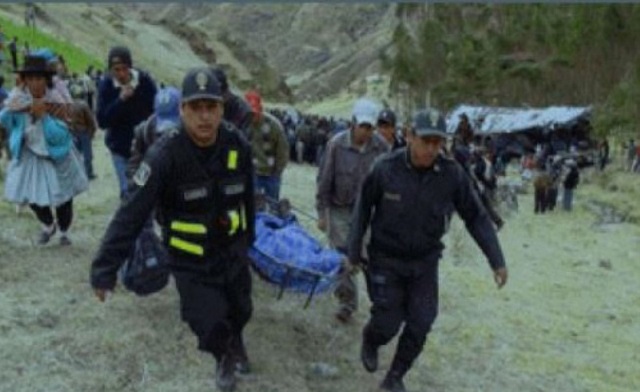 Áncash: agricultor perdió la vida al caer a un abismo de 100 metros en Macate