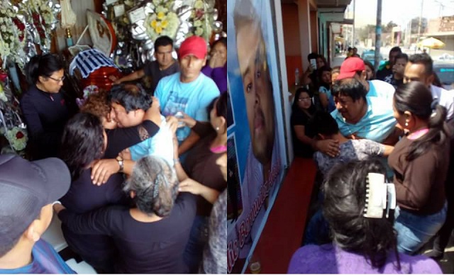 Alfonso Bermúdez director de “Los Ponchys” llegó de Chile para dar el último adiós a sus hijos