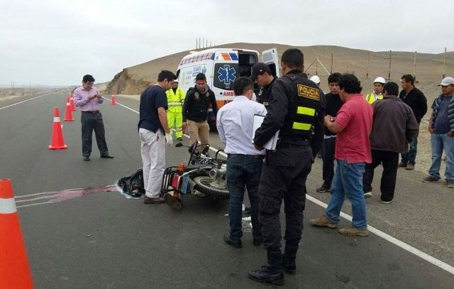 Huarmey: Agricultor pierde control de su motocicleta y muere en fatal accidente