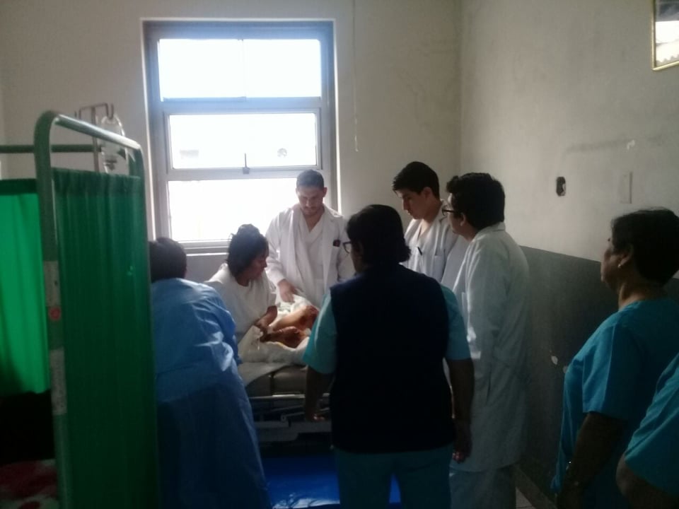 Trasladan a paciente que se salvó de fatal accidente de tránsito en la avenida Pardo de Chimbote