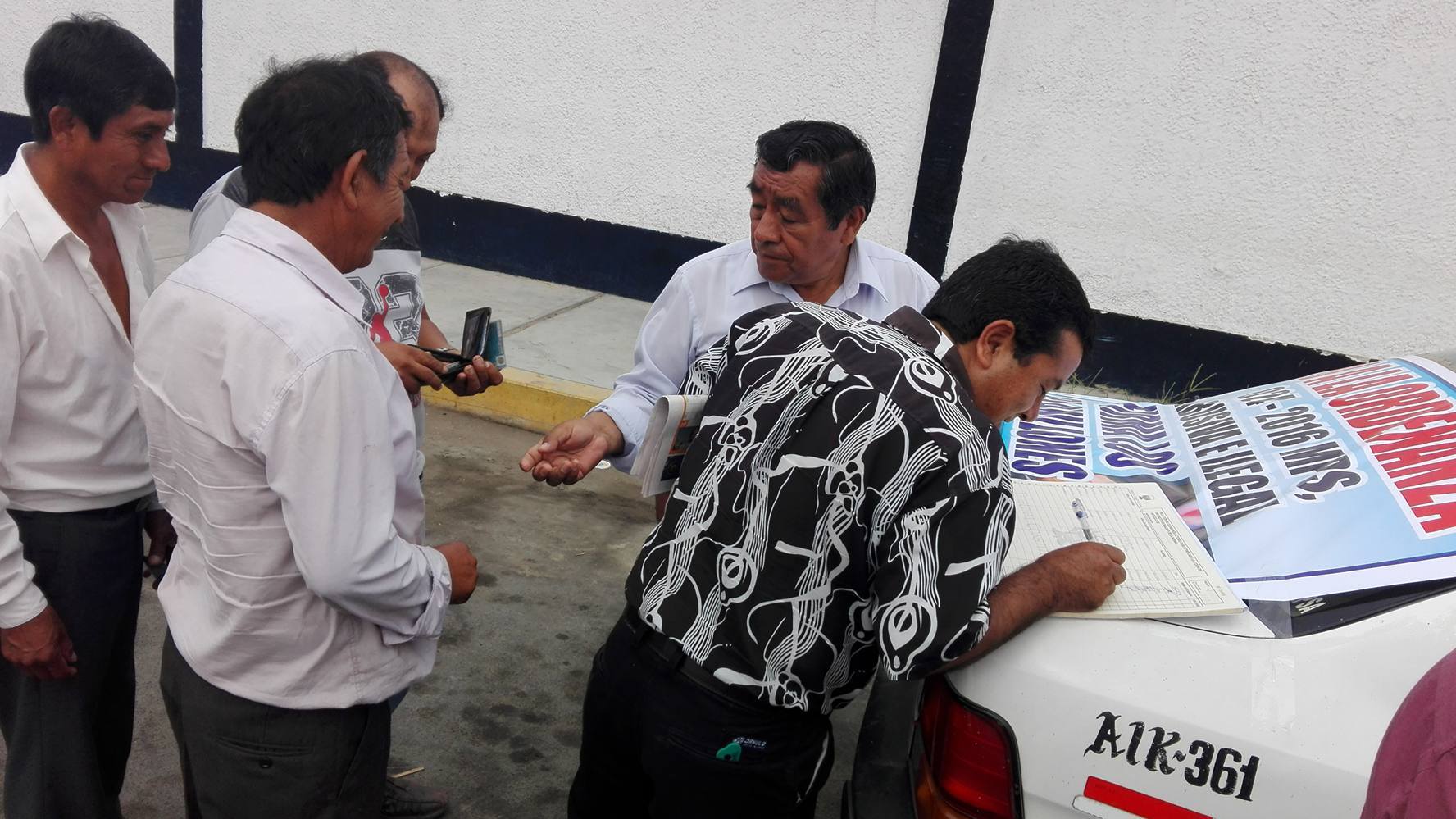 Chimbote: recolectan firmas para derogar ordenanza que dispone excesivas multas para los transportistas