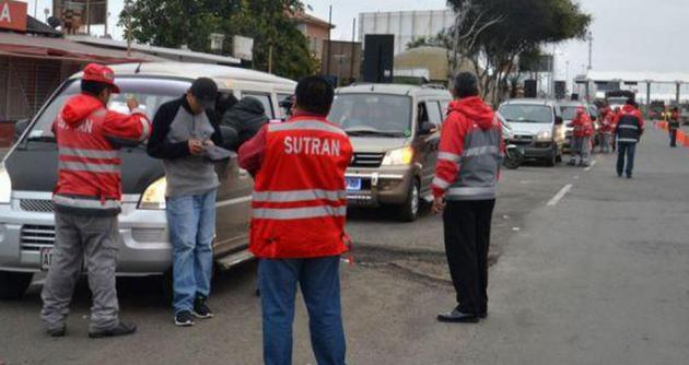 MTC: Sutran impuso 9,640 multas a transportistas informales en 2020
