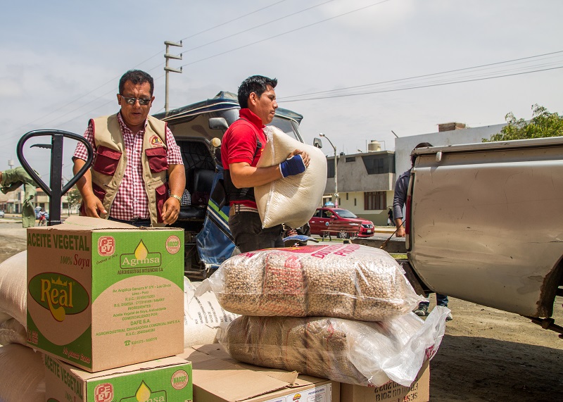 Chimbote: Municipalidad entrega alimentos para comedores populares hasta fines de año