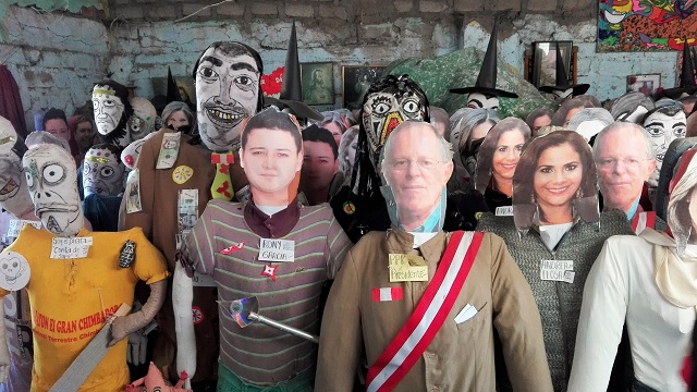 Chimbotanos prefieren los muñecos de prófugo Ronny García para quemarlos en Año Nuevo