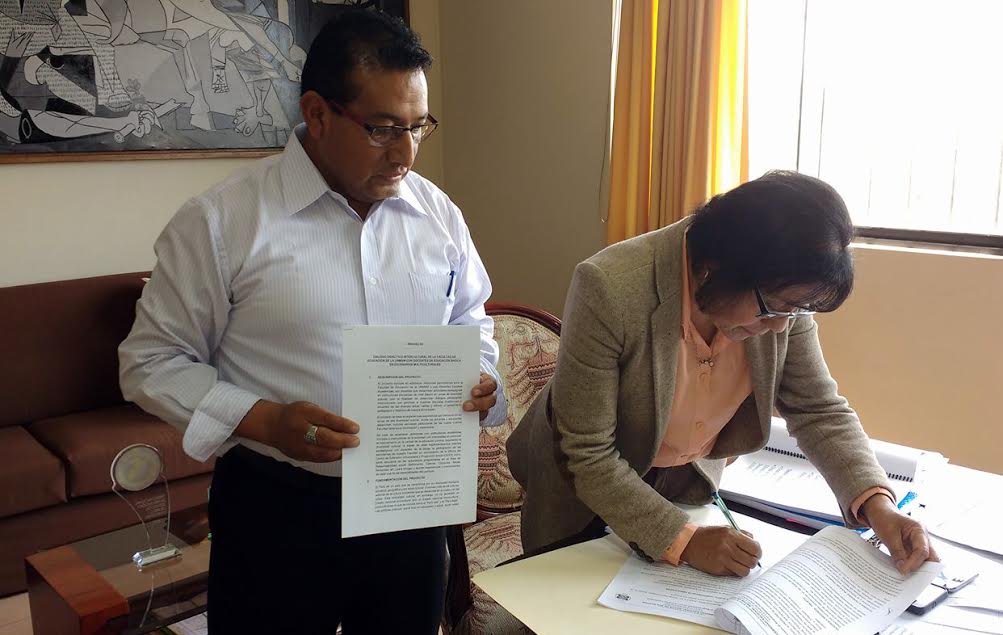 Pallasca:  Municipio y Universidad de San Marcos firman convenio para mejorar la calidad educativa 