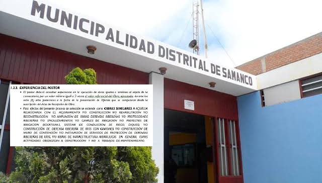 Licitan canal de regadío en Samanco y piden que postor tenga experiencia en defensa ribereña