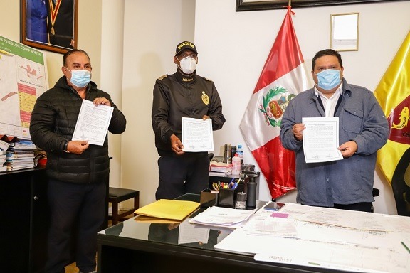 Municipio provincial ratifica compromiso para patrullaje integrado con la Policía Nacional