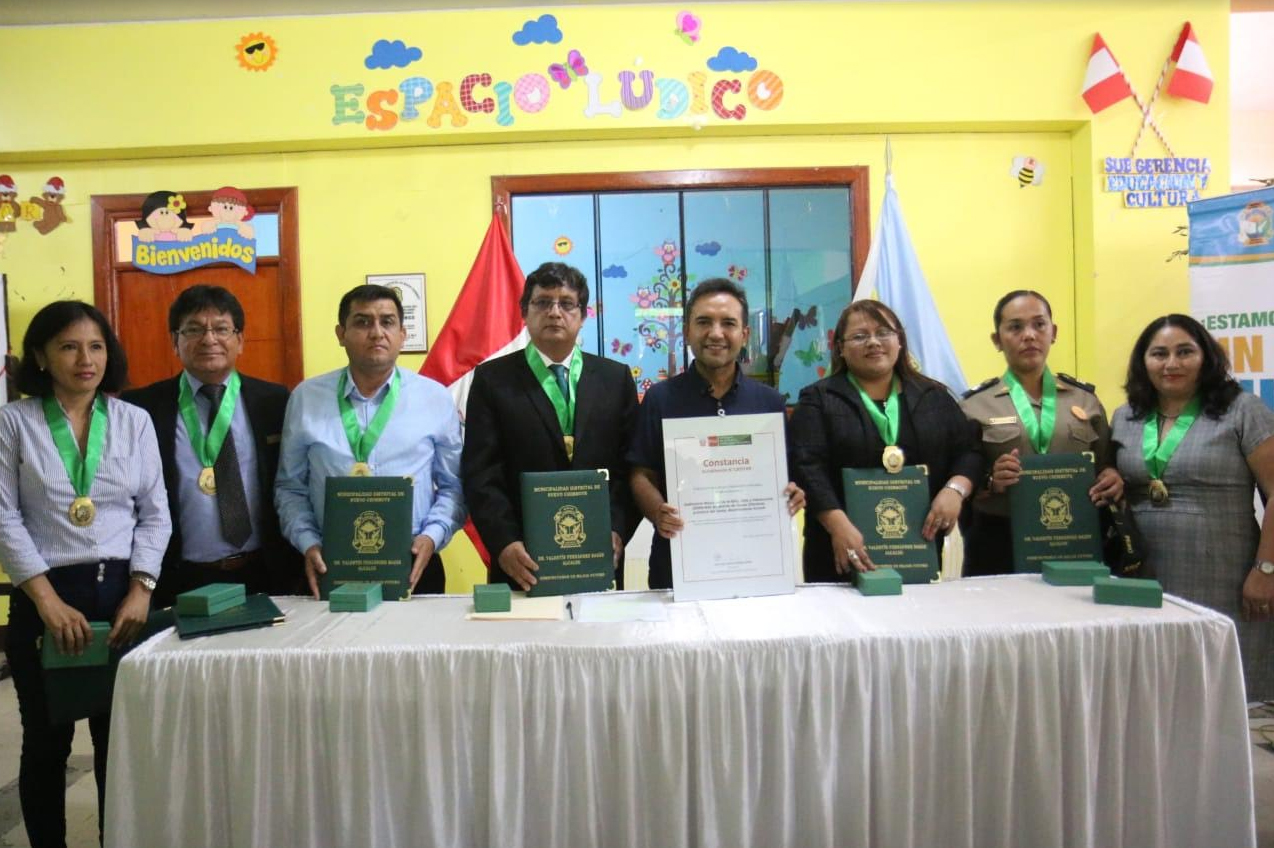 Nuevo Chimbote: Municipio reconoce labor de autoridades y funcionarios en procesos de protección familiar