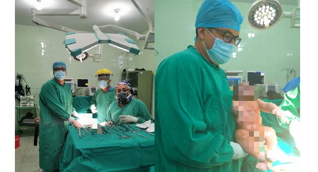 Mujer de 32 años dio a luz un niño de 5.530 kilogramos en hospital de Chimbote