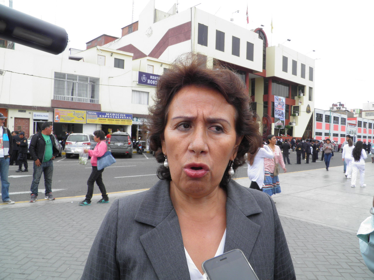 Nancy Moreno respalda labor de fiscal anticorrupción del Santa Laureano Añanca 