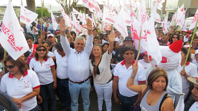 Narváez Soto anuncia cierre de campaña en Chimbote