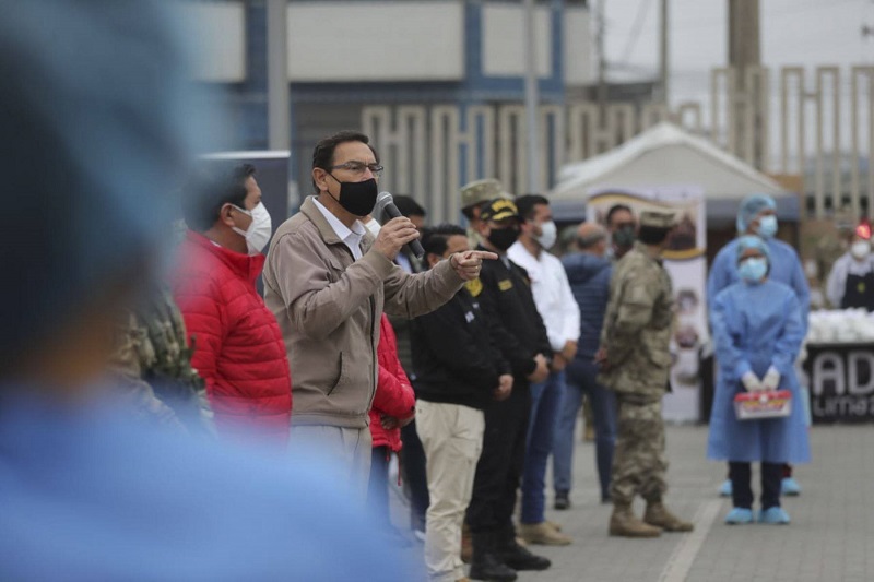 Vizcarra: “Indicadores de covid-19 disminuyen semana a semana”