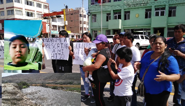 Niño fue arrastrado por las aguas del río Santa y familiares piden a la Policía que intensifiquen su búsqueda
