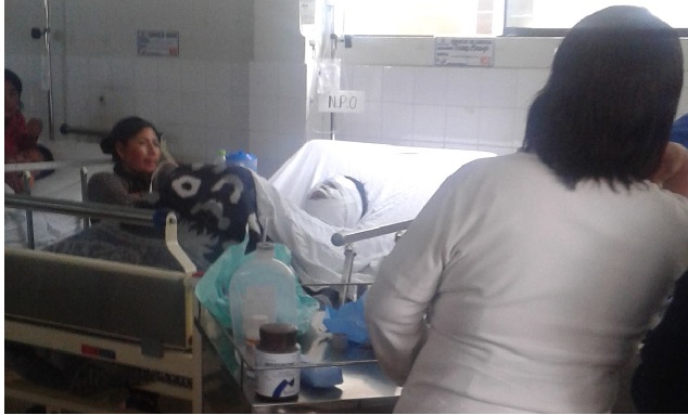 Niño sufre quemaduras en el rostro y cuello al hervir alcohol con lejía en zona rural de Chimbote