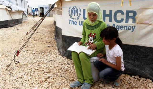 Son más de un millón de niños sirios refugiados a causa de la guerra