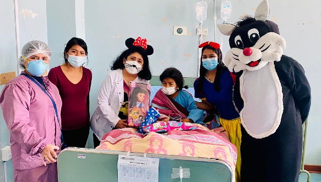 Menores hospitalizados en el “Regional” de Nuevo Chimbote celebraron el Día del Niño
