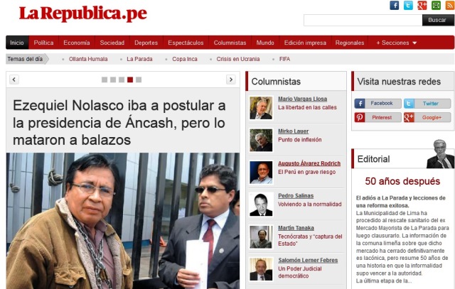 Ezequiel Nolasco iba a postular a la presidencia de Áncash, pero lo mataron a balazos