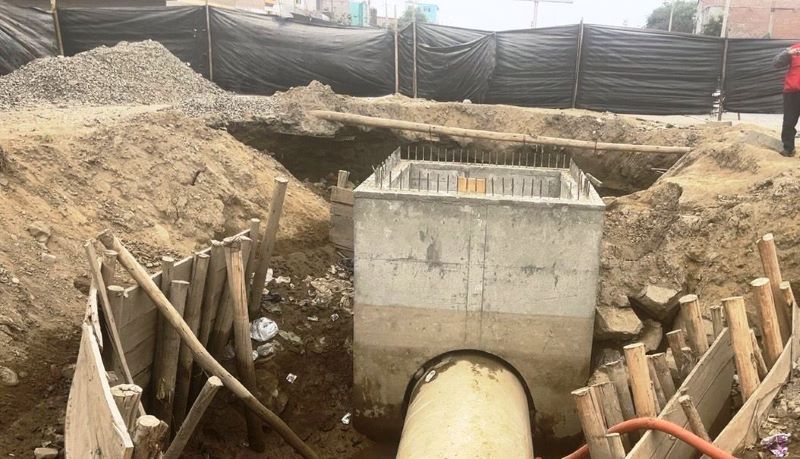 Obra de drenaje en Chimbote sigue suspendida por falta de pronunciamiento sobre adicional de obra