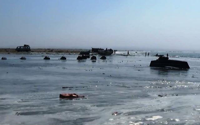 Embarcaciones artesanales resultaron afectadas por fuerte oleaje en playas de Nuevo Chimbote