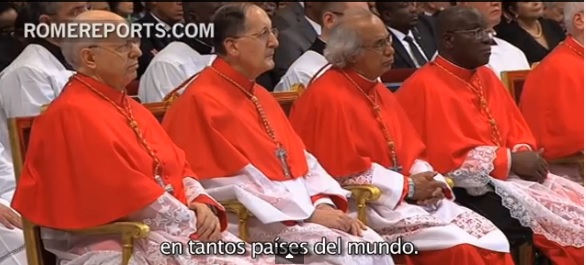Francisco: "La Iglesia necesita vuestro valor para anunciar el Evangelio"