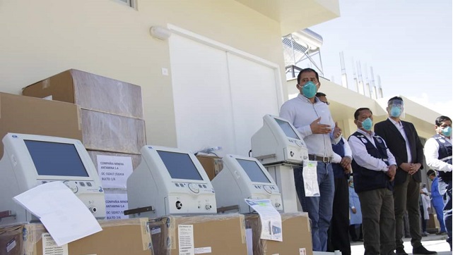 Áncash: entregan 12 nuevos ventiladores mecánicos al Hospital Víctor Ramos Guardia de Huaraz