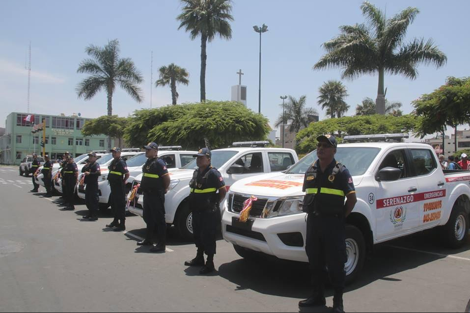 “Nuevos vehículos y cámaras ayudarán a repotenciar servicio de vigilancia en Chimbote”
