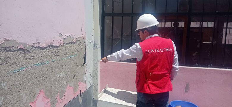 Contraloría alerta deterioro y daños en cerco perimétrico y aulas del colegio 317 en Chimbote