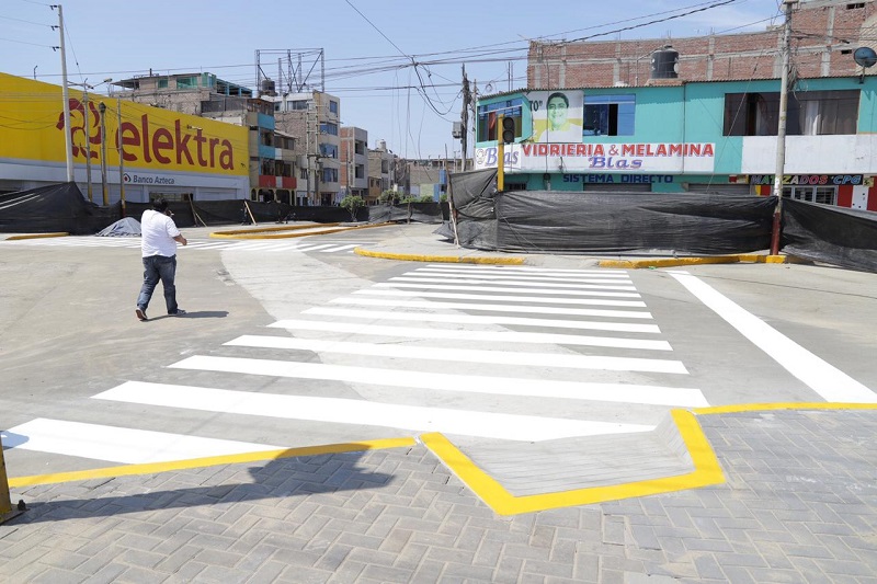 Briceño anunció término de obras del dren de las avenidas Aviación y Pardo