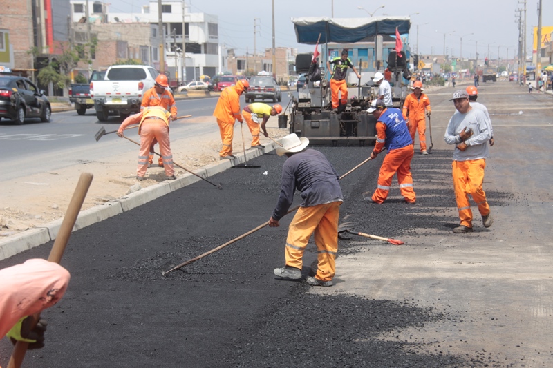 MPS avanza mejora de vías en Miraflores Alto