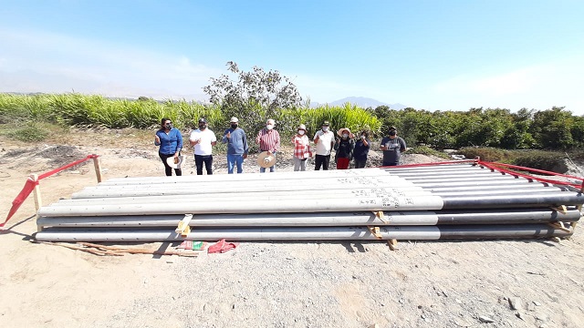 Municipio de Nepeña colocó primera piedra en obra electrificación en “La Carbonera” y “Tierra Firme”
