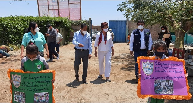 Inician reconstrucción de colegio en Casma cuyas estructuras tenían más de 50 años de antigüedad
